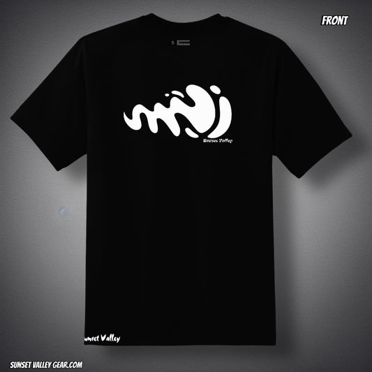 Motion Valley T-shirt! The shirt that doesn't try too hard. Designed to work with everything in your closet—dress it down with cargo pants, layer it under a jacket, or keep it solo. Quality construction that holds up through constant rotation. One piece, infinite combinations. front