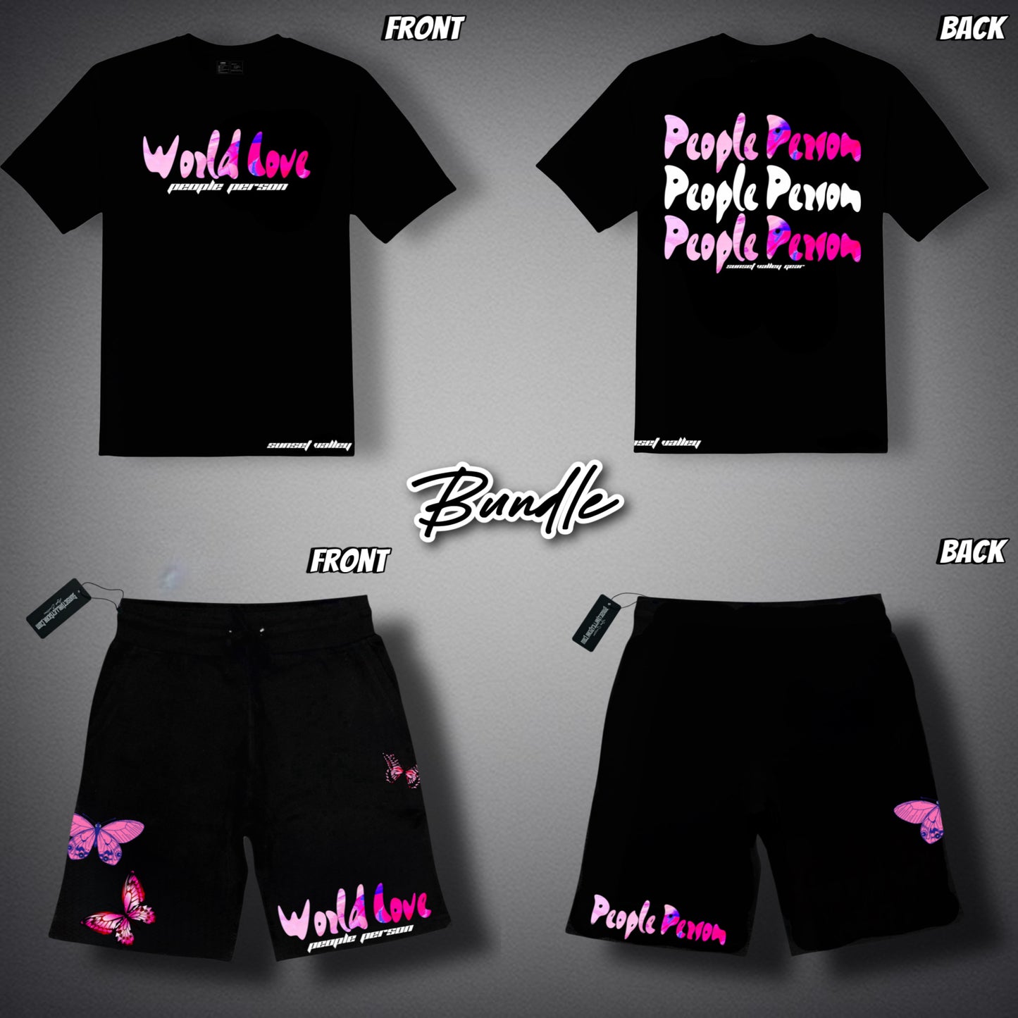 People Person Sweat Short Bundle