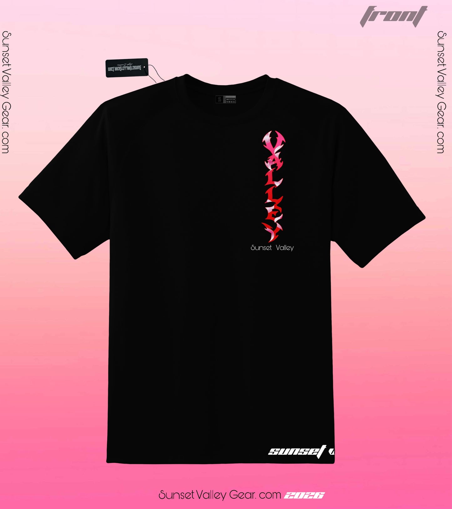 Valley Clubhouse t shirt (Black)
