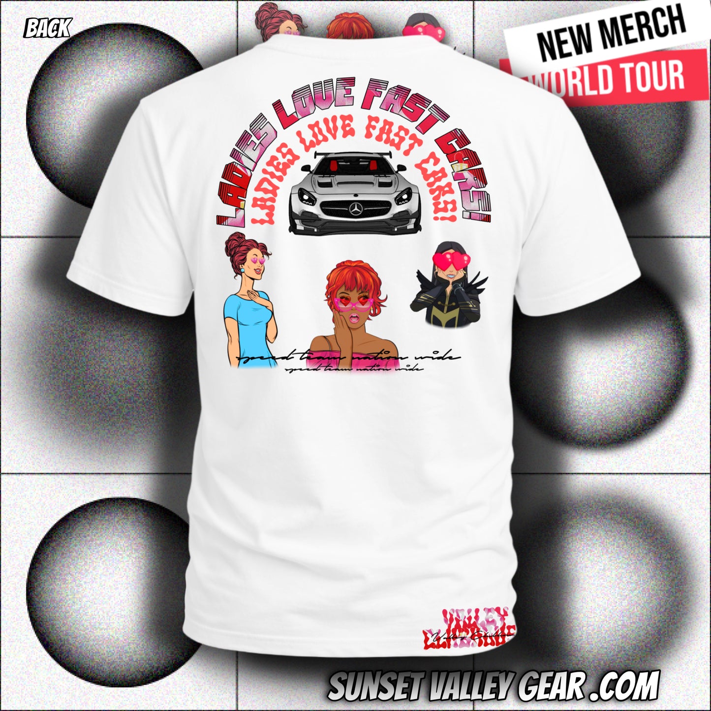 Ladies Love Fast Cars T-shirt